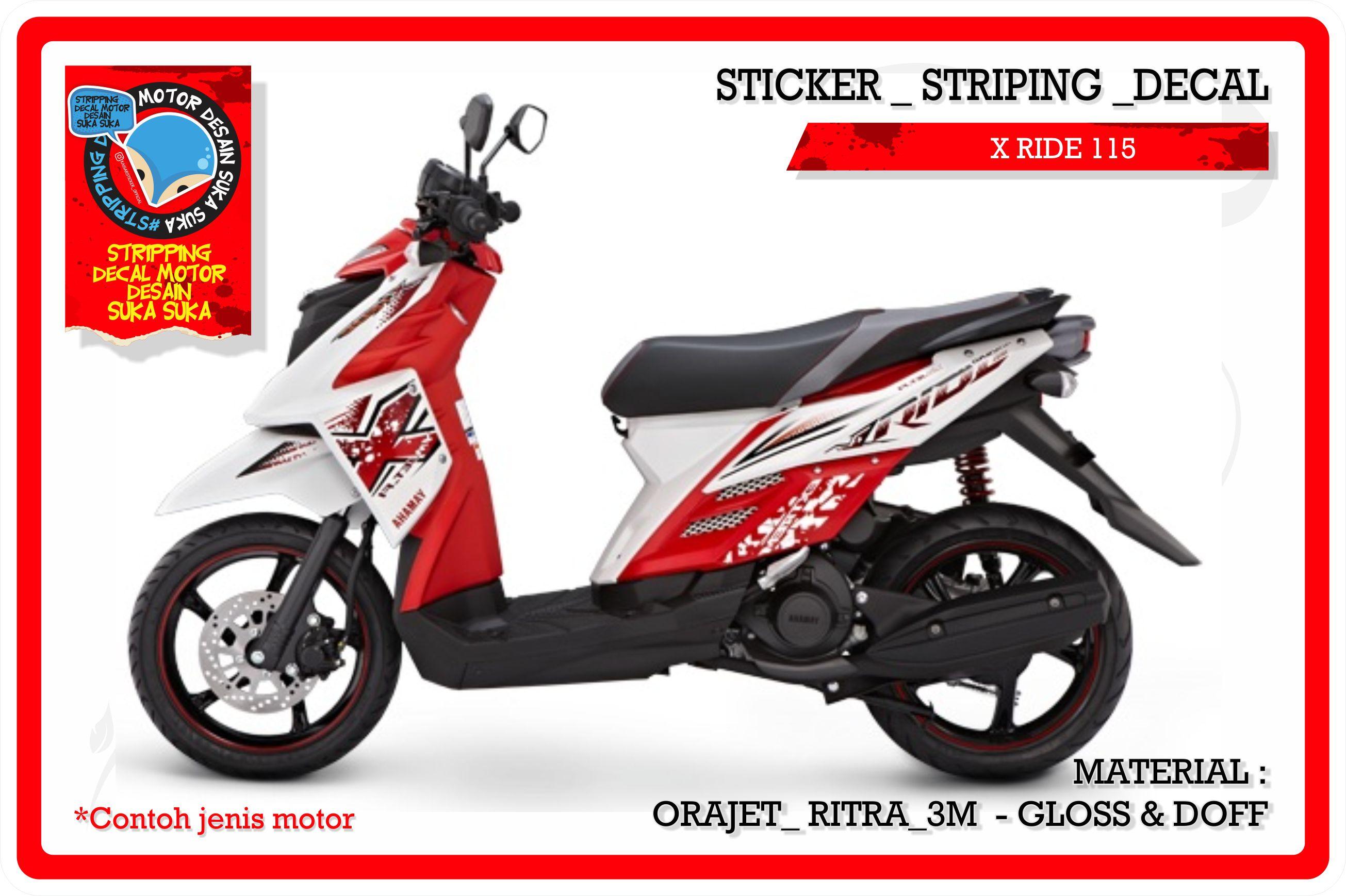 Sticker Decal Motor Full Body Yamaha X Ride 115 Yamaha Xride 115 ANIME Lazada Indonesia