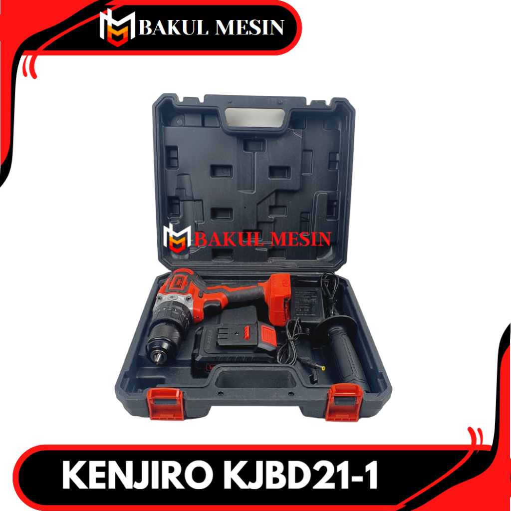 KENJIRO KJBD21-1 Cordless Brushless Impact Drill Mesin Bor Baterai ...