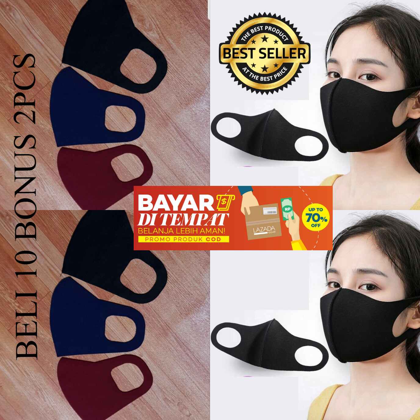 Harga Masker Sensi Hijab 1 Box Terlaris Sing Payu 0772