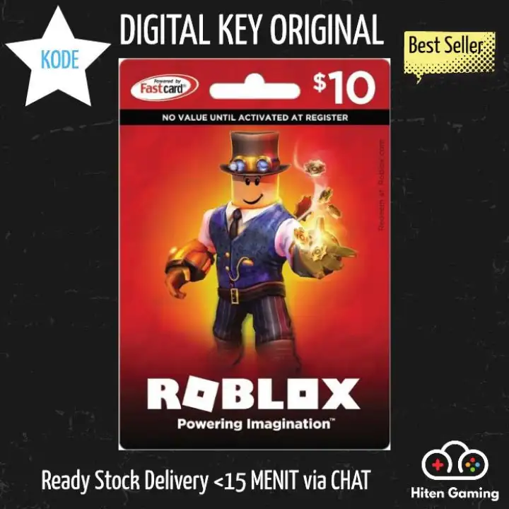 Roblox Game Card Digital Key Membeli Jualan Online Game Wallets - roblox value card is robux real