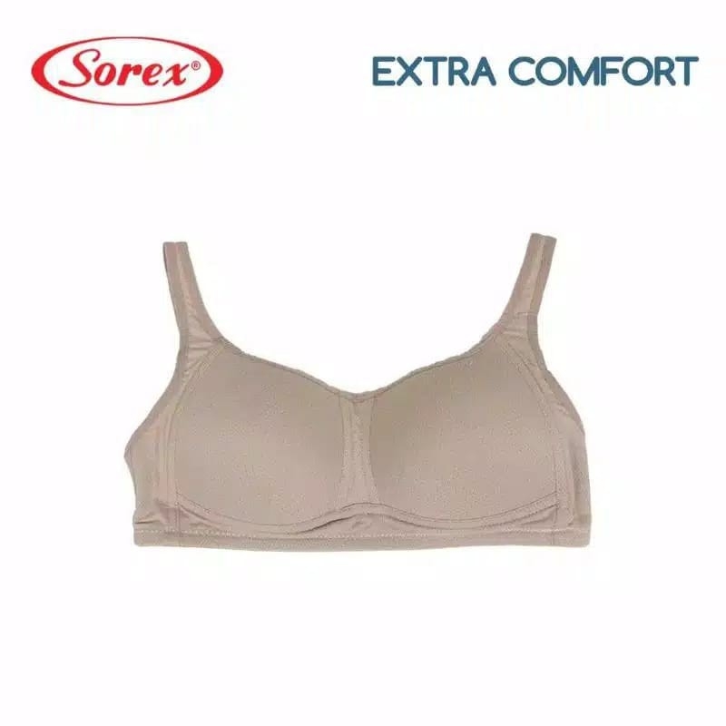 Sorex Bra Tanpa Kawat Cup Besar 9813 Kait 3 Ukuran 34-40