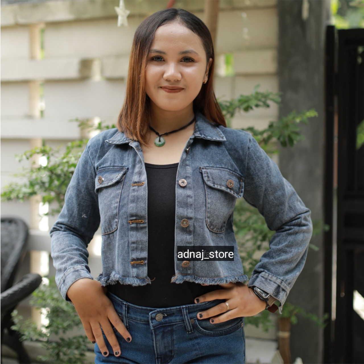 Jaket Levis Jeans Crop Wanita Rawis Rumbai All Size Ld110 Pb 50 Wanita ...