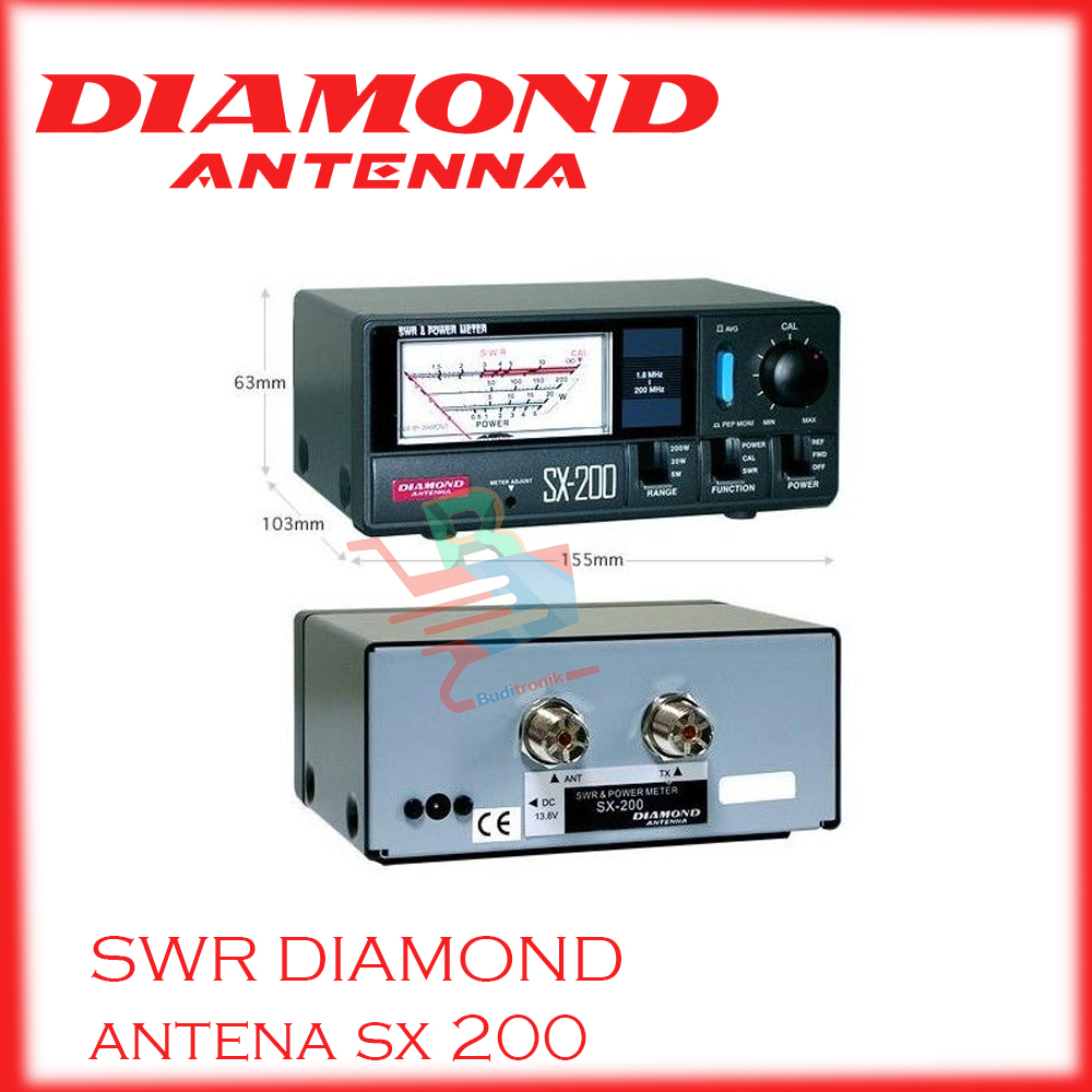 SX-200: Diamond HF & VHF SWR and power meter