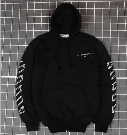 BLACK LIST WHITE PARODY HOODIE (L 