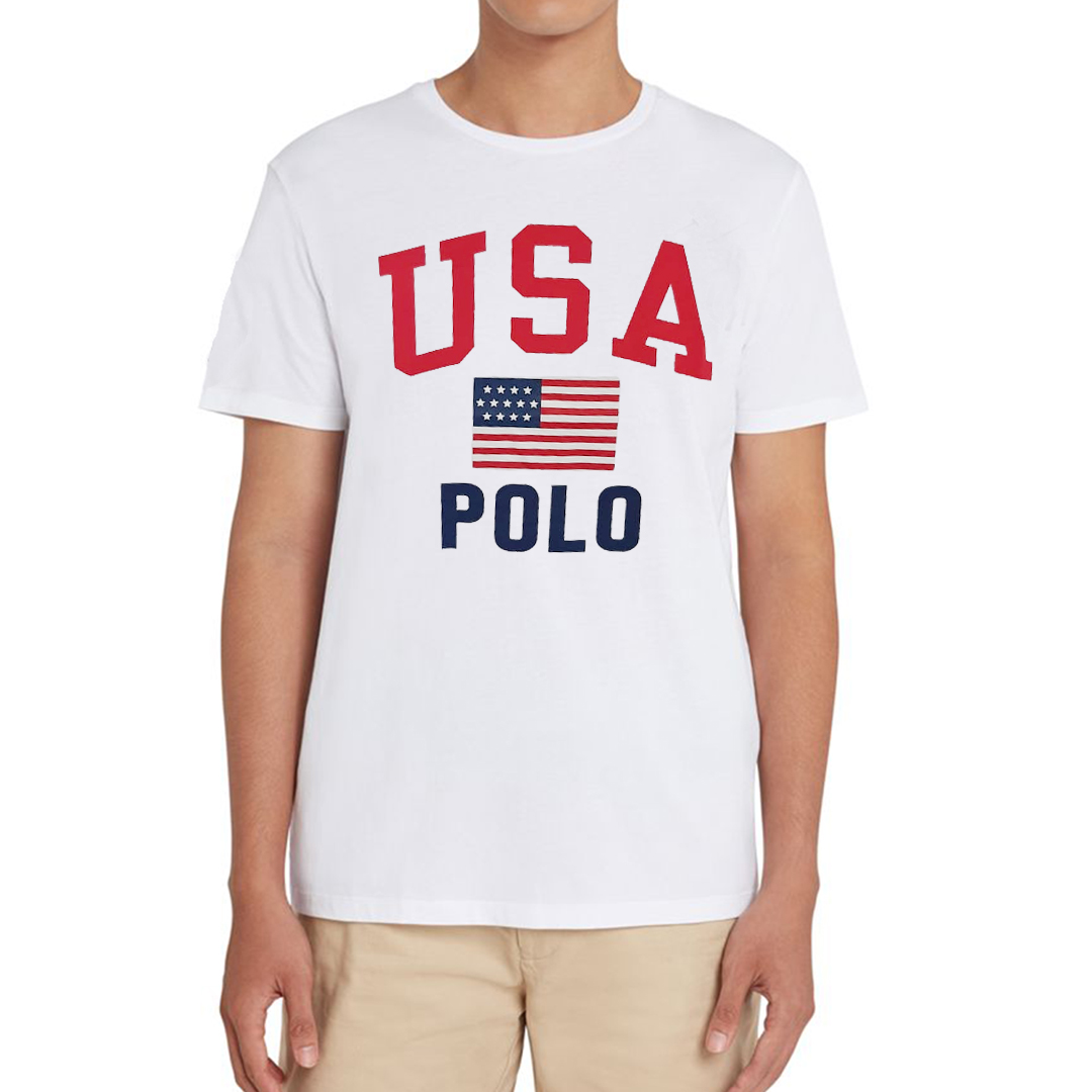 Jual Us Polo White T Shirt Terbaru 