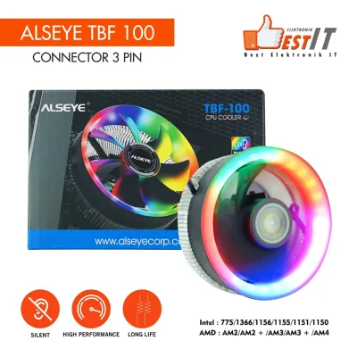 Alseye TBF100 RGB Fan Processor Prosesor Gaming LED RGB Intel AMD