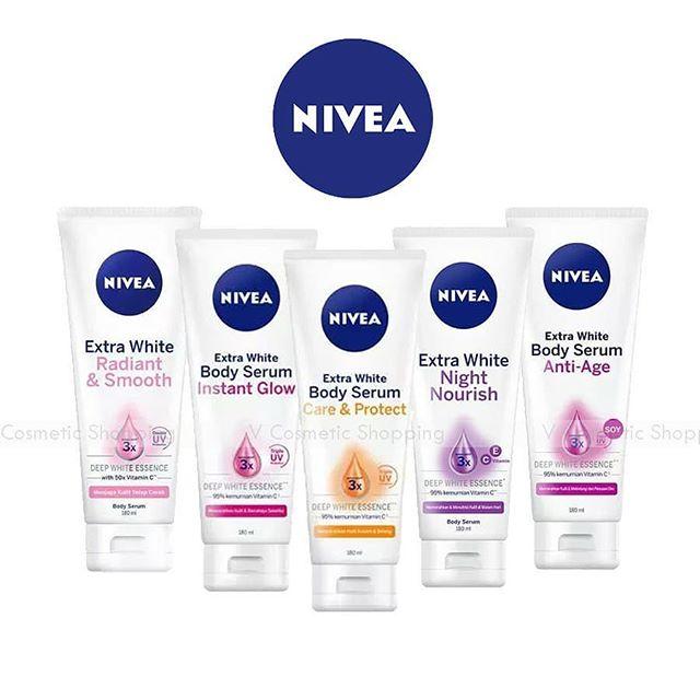 harga nivea extra white body serum night nourish