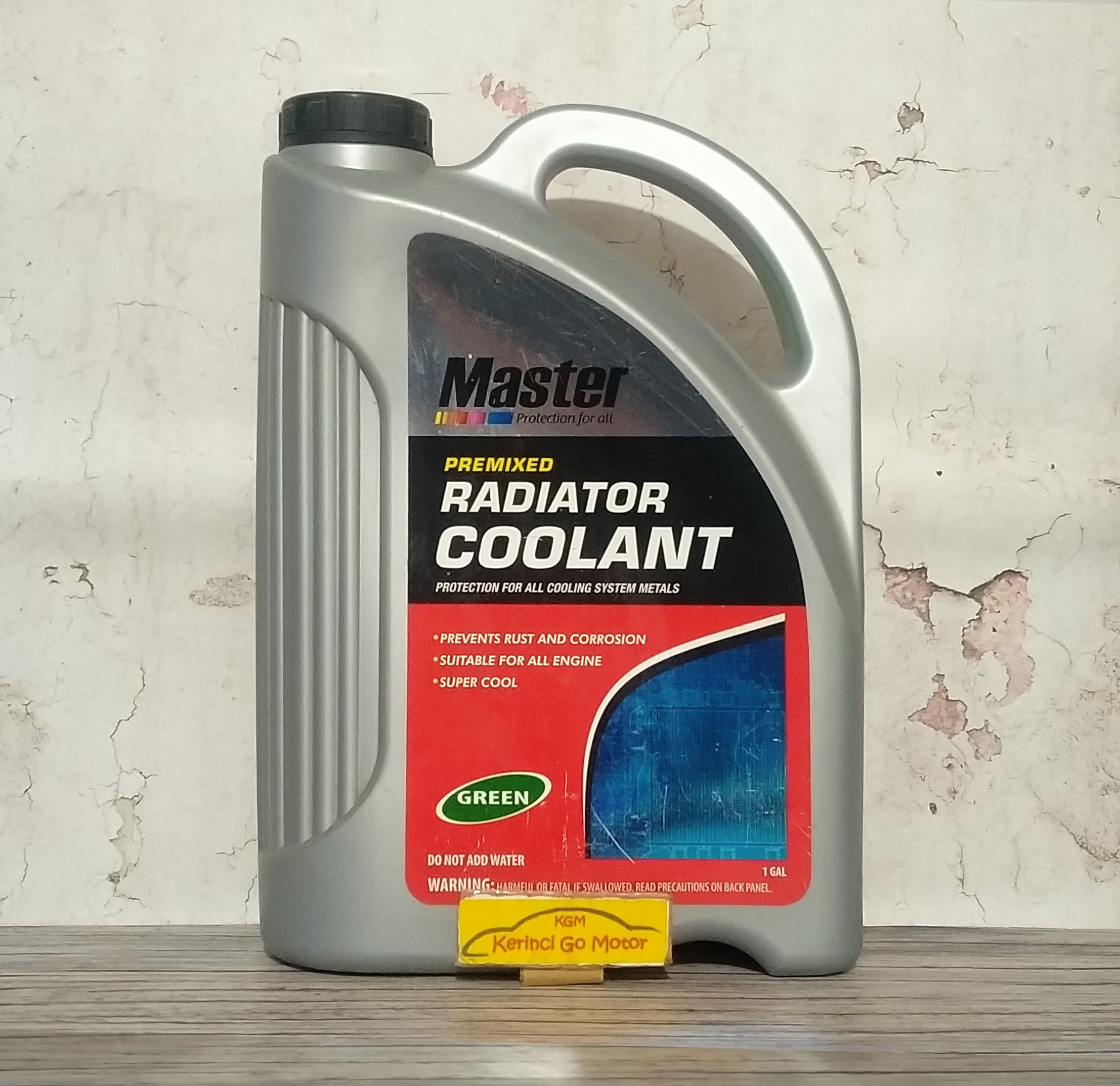 MASTER RADIATOR COOLANT HIJAU 4L AIR RADIATOR MASTER HIJAU 1 GALON