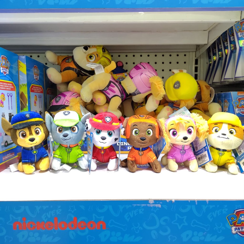 paw patrol plush set