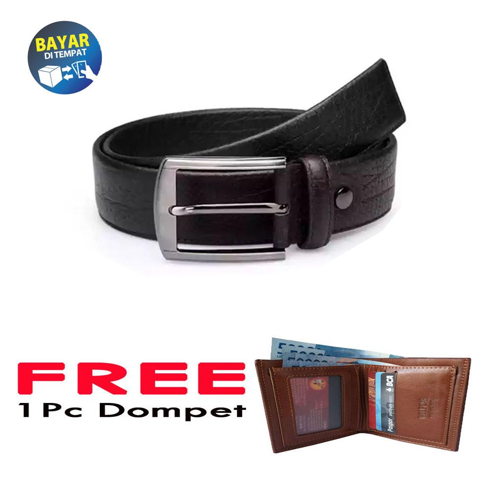 Gesper Kulit Pria Sabuk Kulit Pria Ikat Pinggang Pria Import Men Belt Llc260 Automatic Buckle Strap Belts Aksesoris Fashion Pria Free 1pc Dompet Pria Kulit Sintetis By Laba-Laba Collection