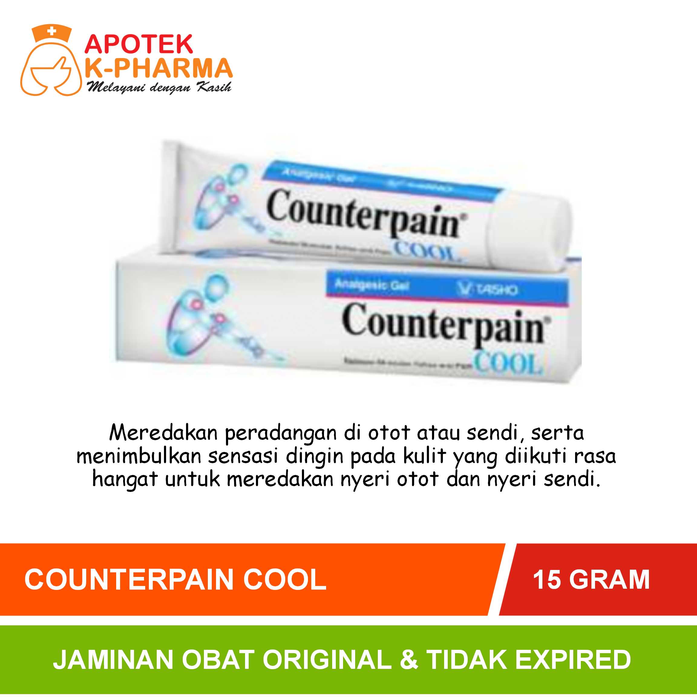 Counterpain Cool Isi 15gram Obat Original Taisho | Lazada Indonesia