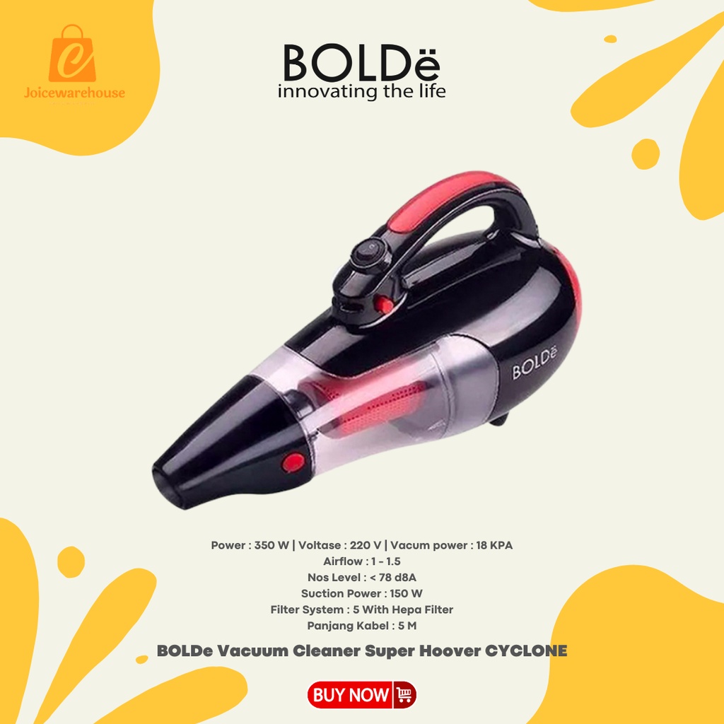 BOLDe Vacuum Cleaner Super Hoover CYCLONE Penyedot Debu Lazada Indonesia