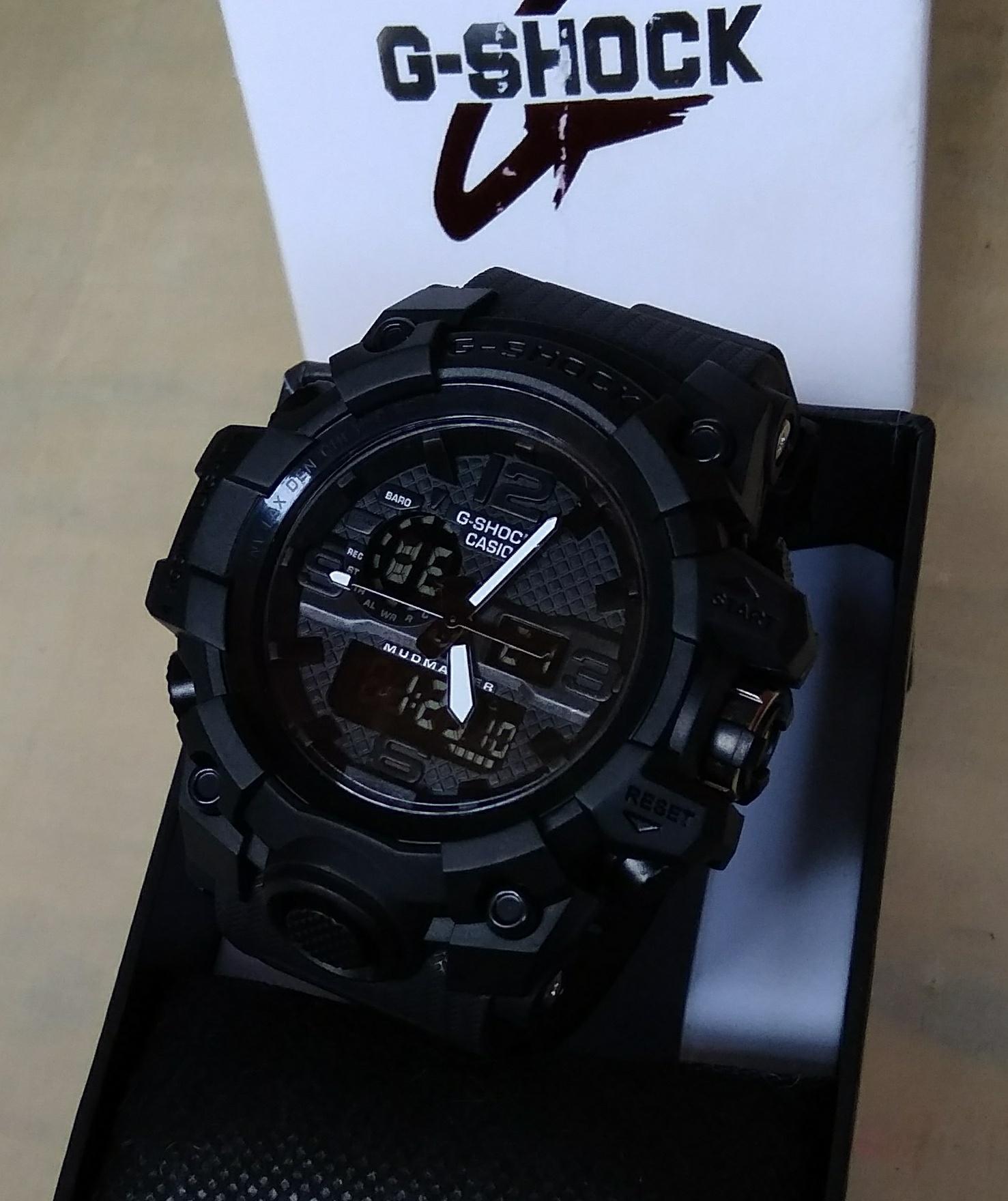 PROMO JAM TANGAN SPORT PRIA CASIO G SHOCK_GWG1000 NEW DUAL TIME TAHAN AIR / WATERR RESIST TERBARU