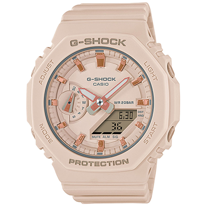 CASIO ORIGINAL - CASIO G-SHOCK GMA-S2100-4AD - Women LA - Resin - Pink -  Jam dunia JD19 # Jam Tangan Wanita Jam Wanita G SHOCK GSHOCK + CASIO GMA-S2100-4A  GMA S2100 4A