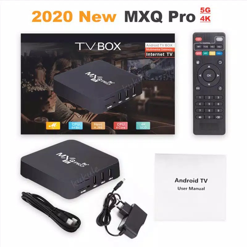 Media Player Mxq Pro 4k Smart Tv Box Mxq 4k 5g TV Box Android MXQ PRO