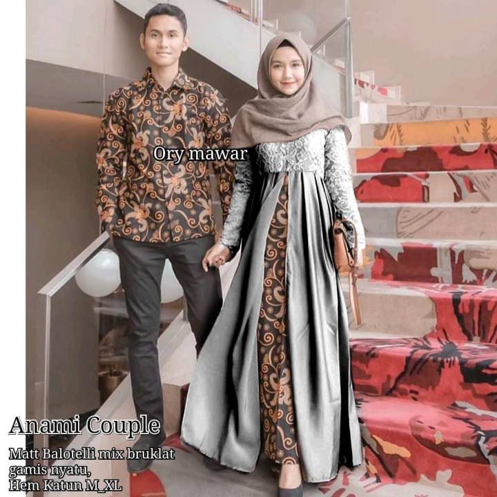 TERMURAH Batik Couple  Baju  Muslim Wanita  Terbaru 