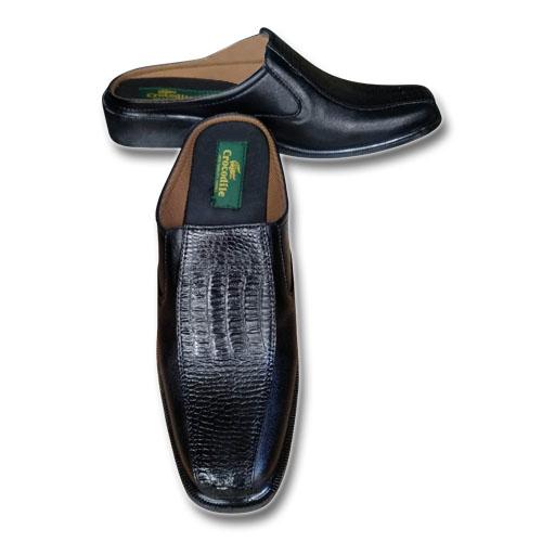 Hand Made Sepatu Selop SL-04 Sepatu Pria Sepatu Formal Pria Sepatu Pantofel Pria Sepatu Kerja Kantor Berkualitas Harga Terjangkau Hitam