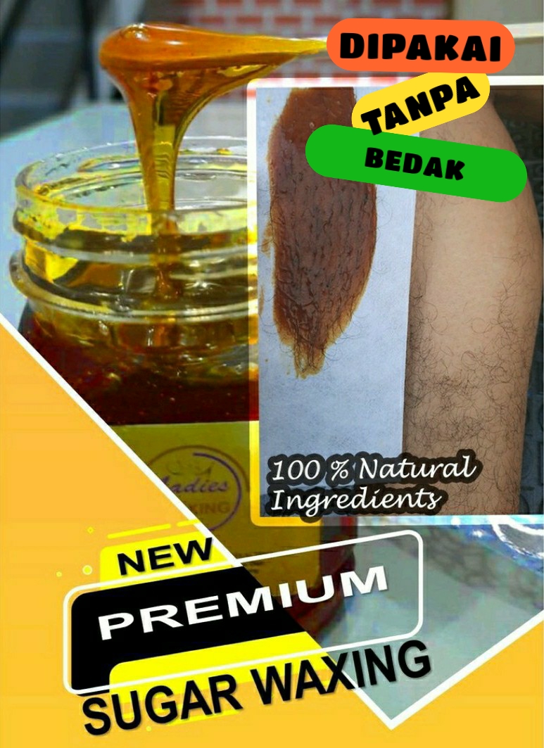 Medium Size QIANOI SUGAR WAXING KIT SEPAKET PENCABUT PENGHILANG BULU