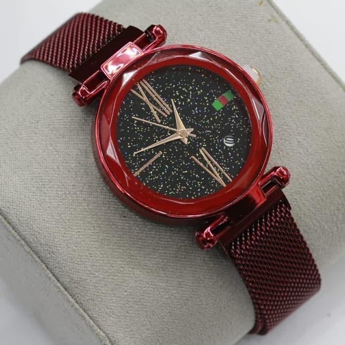 Jam Tangan Wanita Dior Magnet WARNA MERAH