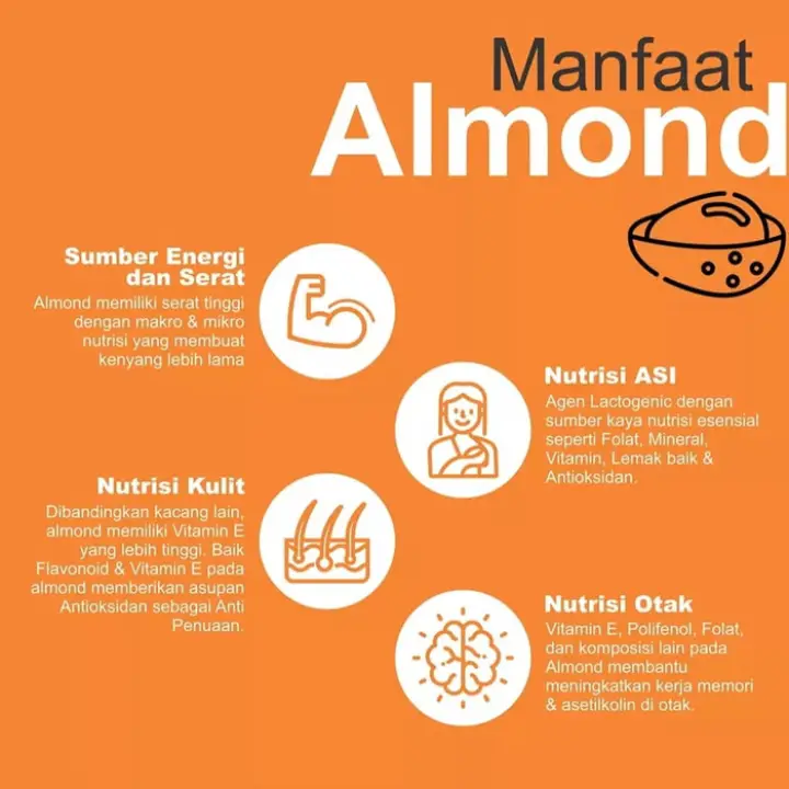 Susu Almond Bubuk Alamond Milk Susu Nutrisi Otak Dan Kulit Aneka Rasa Original Lazada Indonesia