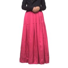 Afifah Label Hanbok Umbrella Skirt - Maroon