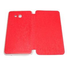 Aimi Leather Case Sarung Untuk Samsung Galaxy Tab 3 Lite T110/T111/Tab 3 V T116 - Merah
