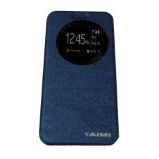 Aimi Leather Case Sarung Untuk Zenfone Selfie ZD551KL Flipshell/Flipcover - Blue