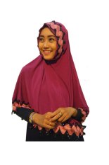AL HIJAB - Khimar Zigi Platinum - Magenta