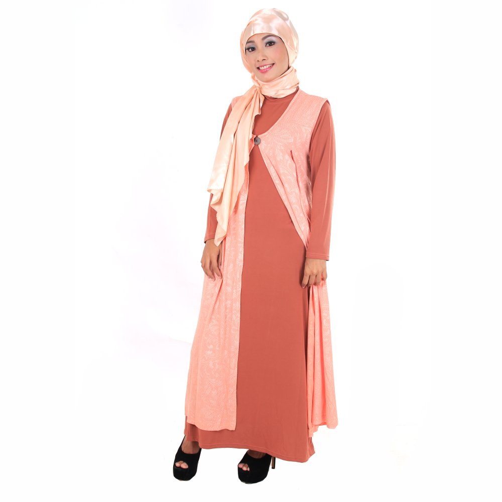 Andzya - Luaran Muslim Wanita - 20278 - Orange