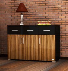Anya-Living Lemari Buffet Line 3 - BG Zebrano