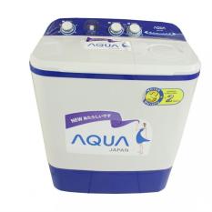 AQUA Sanyo Mesin Cuci 2 Tabung - QW 771XT Khusus Jadetabek