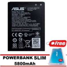 Asus Baterai Zenfone GO ZC500TG + Gratis Powerbank Slim 5800mAh