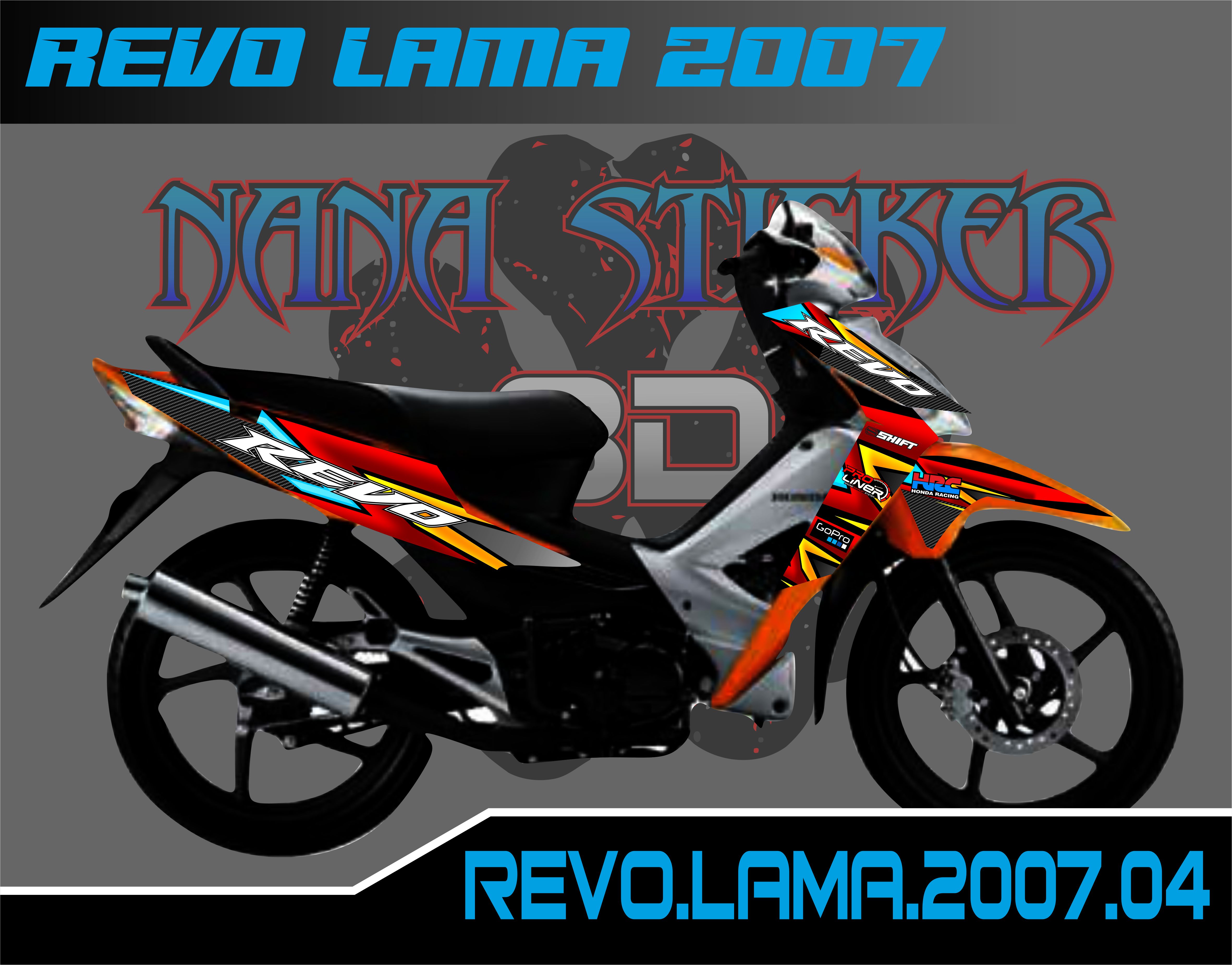 Striping REVO LAMA 2007 Stiker REVO LAMA List Variasi Motor STICKER REVO LAMA 2007 CODE 04 Lazada Indonesia