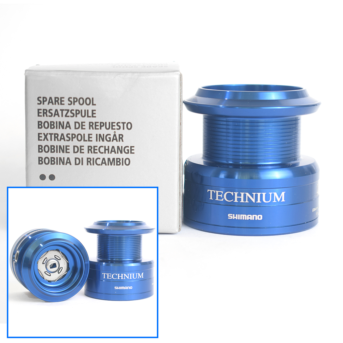 NIB Shimano Technium 4000 FD Spinning Reel TEC4000FD plus spare spool FREE 3 DAY