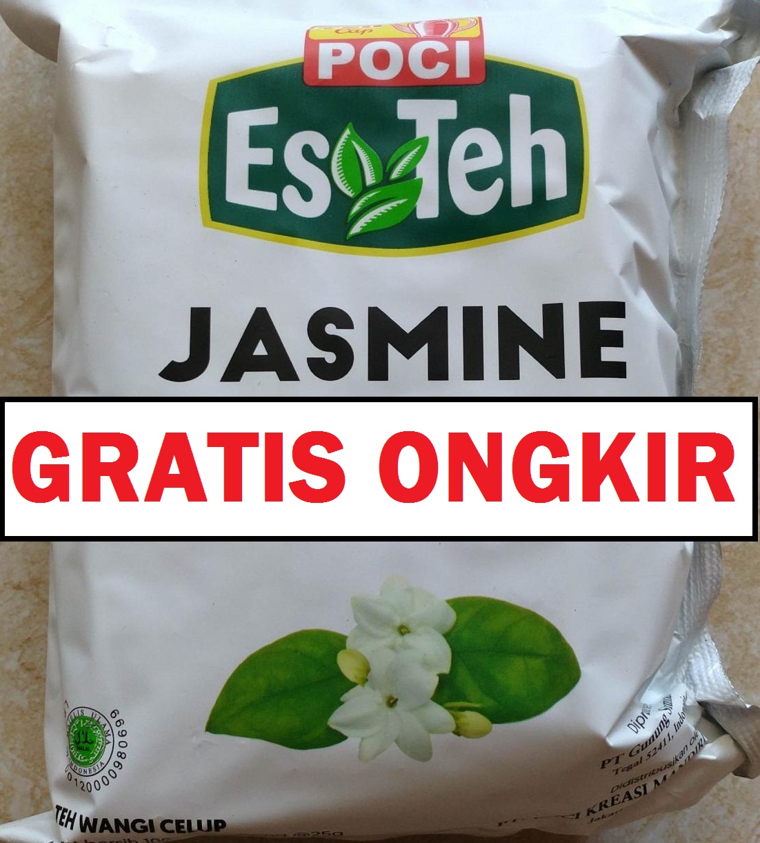 tjs- teh poci jasmine 100gr ORIGINAL bubuk teh poci melati serbuk 100 ...