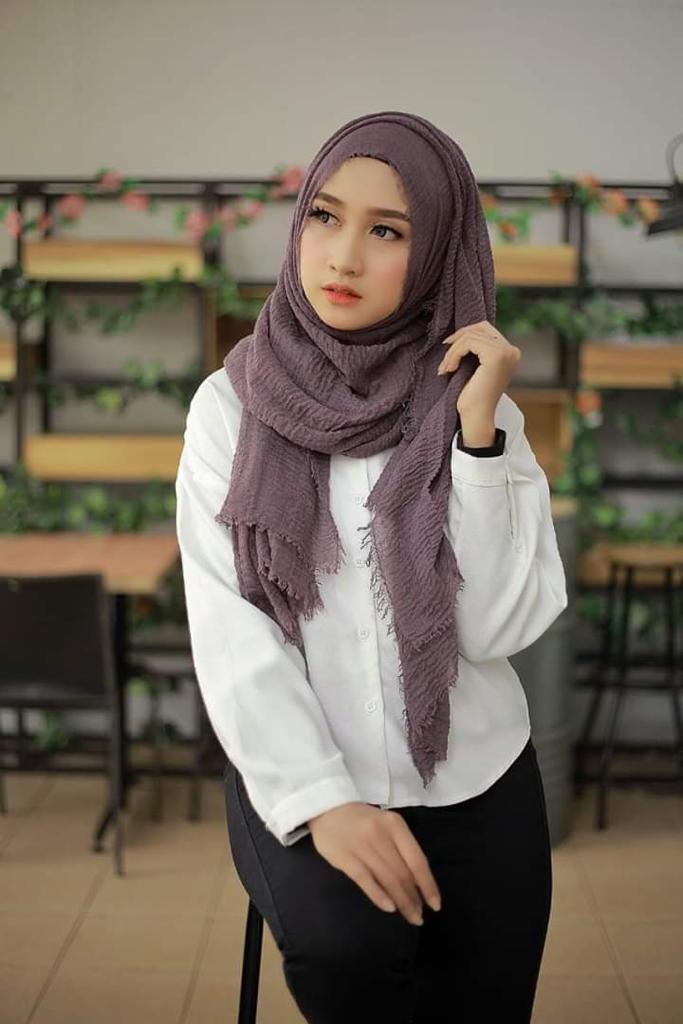 Detail produk dari Hijab/Jilbab Instan Model Bergo terbaru termurah dan Terlaris / pasmina crinkell/di toko barmascraff