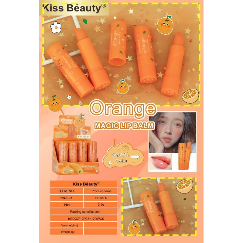 kiss beauty lip balm