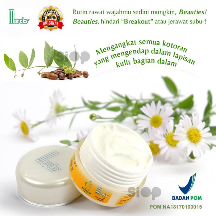 MARCKS Moisturizer Pelembab wajah Cream Chamomile Jojoba Oil original