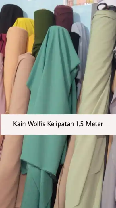 Kain Wolfis Grade A Keliptan 1 5m Lazada Indonesia