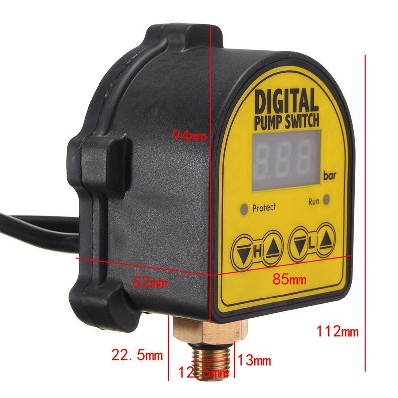 Digital Automatic Air Pump Water Oil Compressor Pressure Controller ...