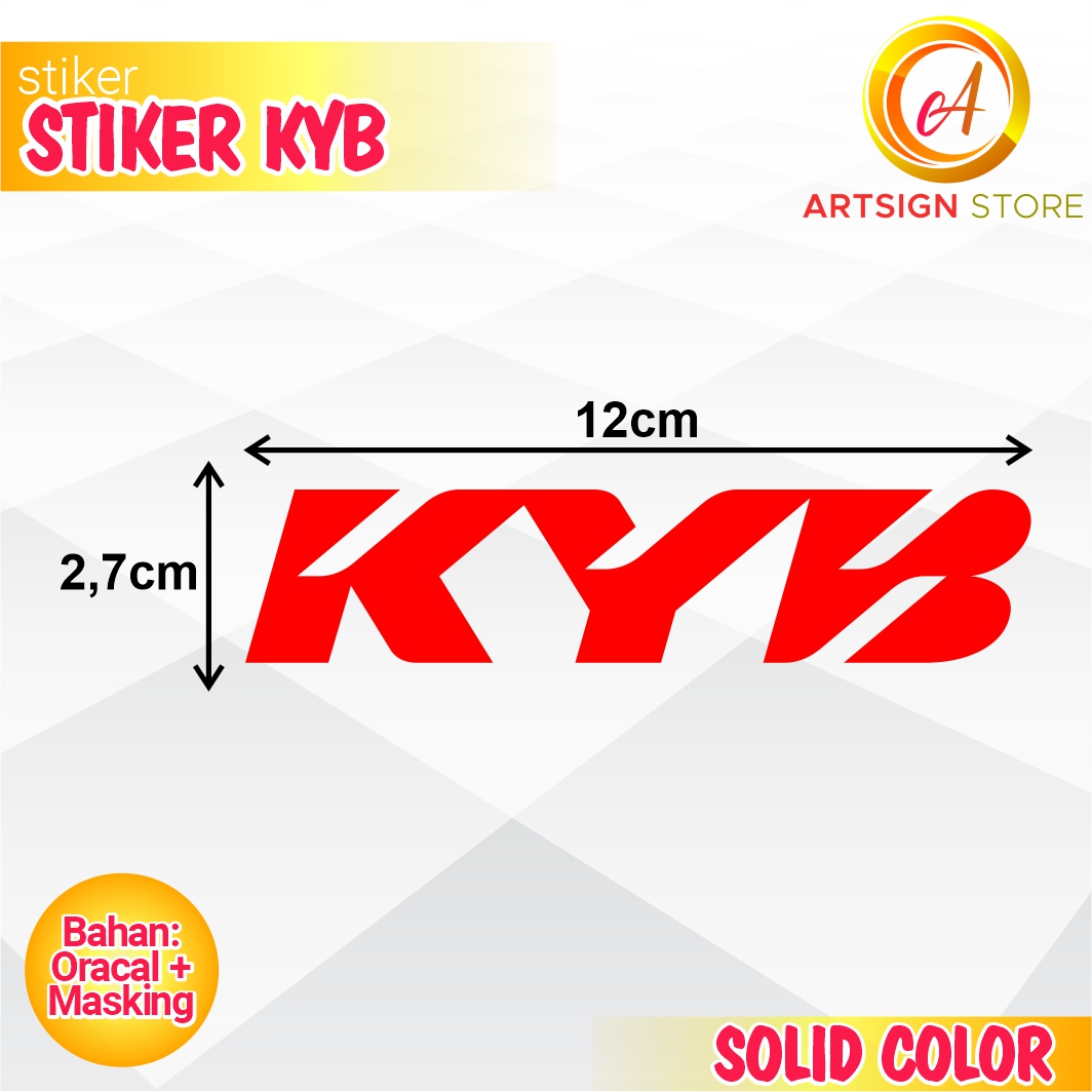 Stiker KYB Stiker Cutting KYB Stker Racing Stiker Herex Stiker Shock
