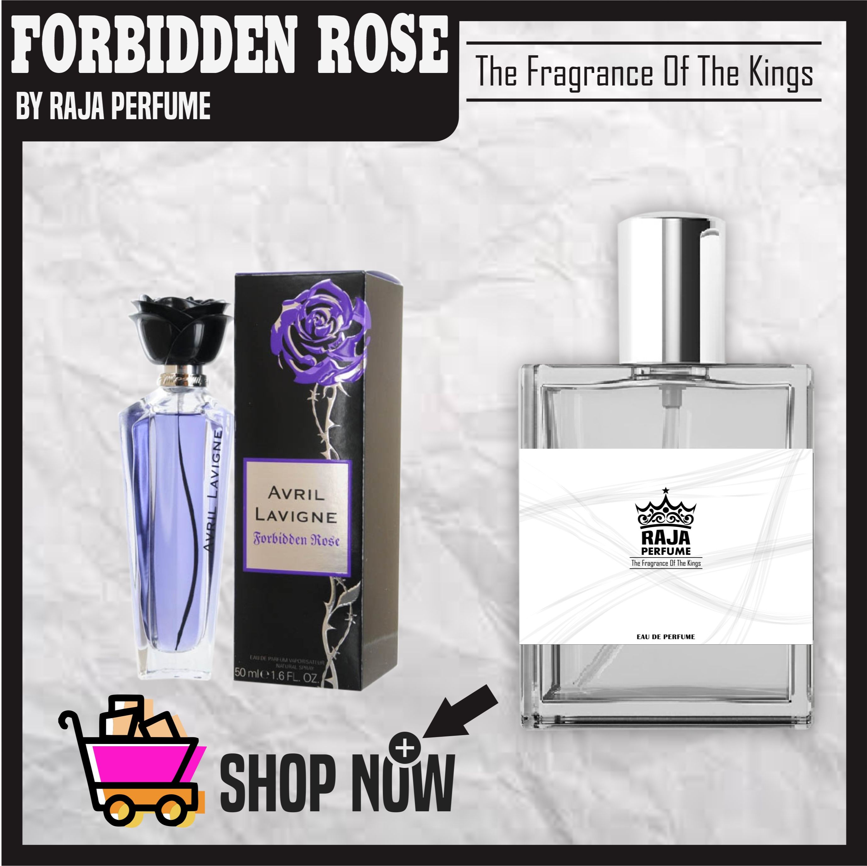 Parfum Avril Lavigne Forbidden Rose/parfum wanita/parfum tahan