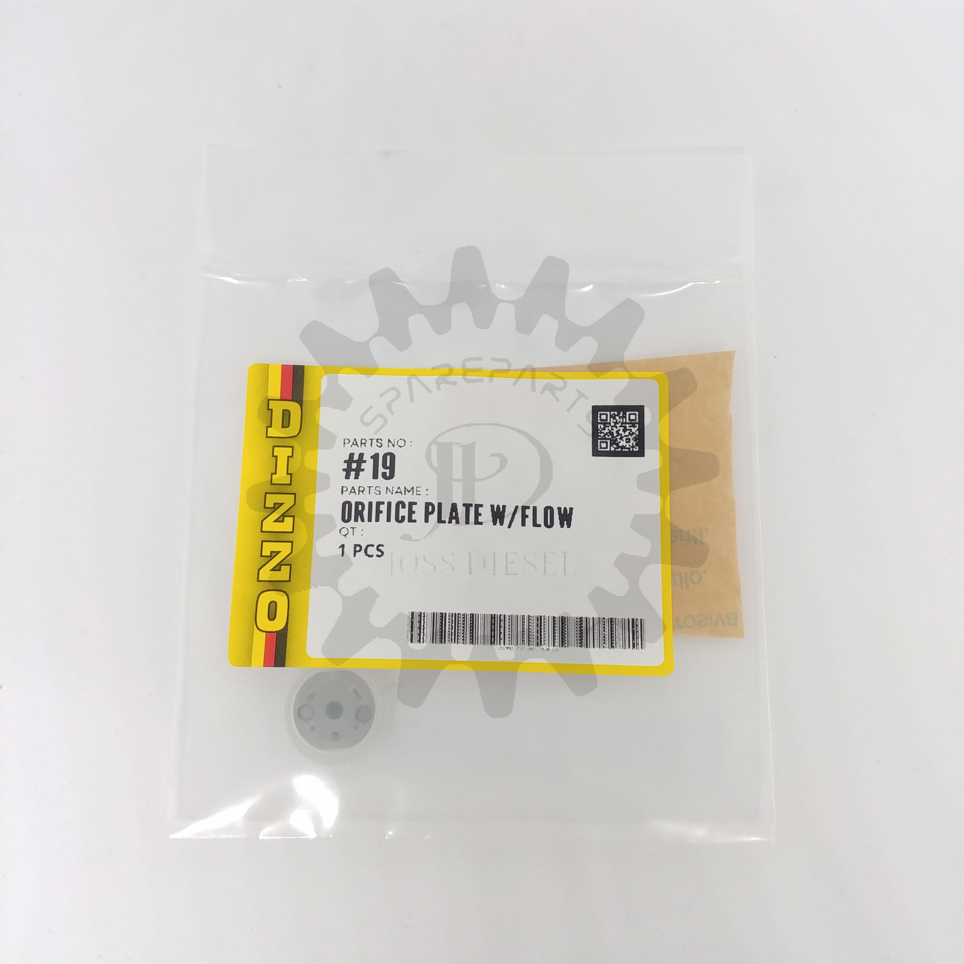 CONTROL VALVE ORIFICE COMMONRAIL VALVE INJECTOR PLATE CV 19 DIZZO