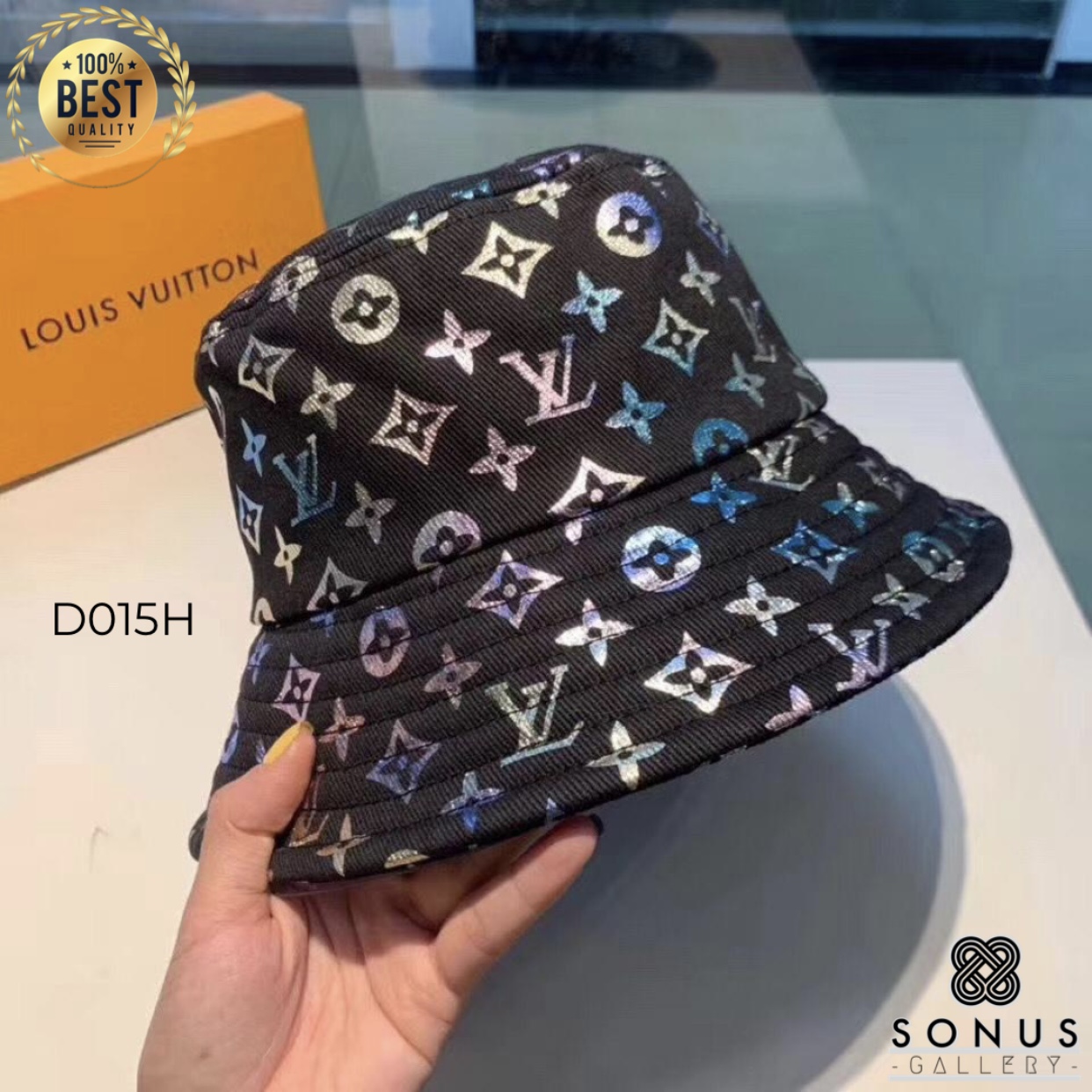TOPI BUCKET RAINBOW IMPORT FASHION 