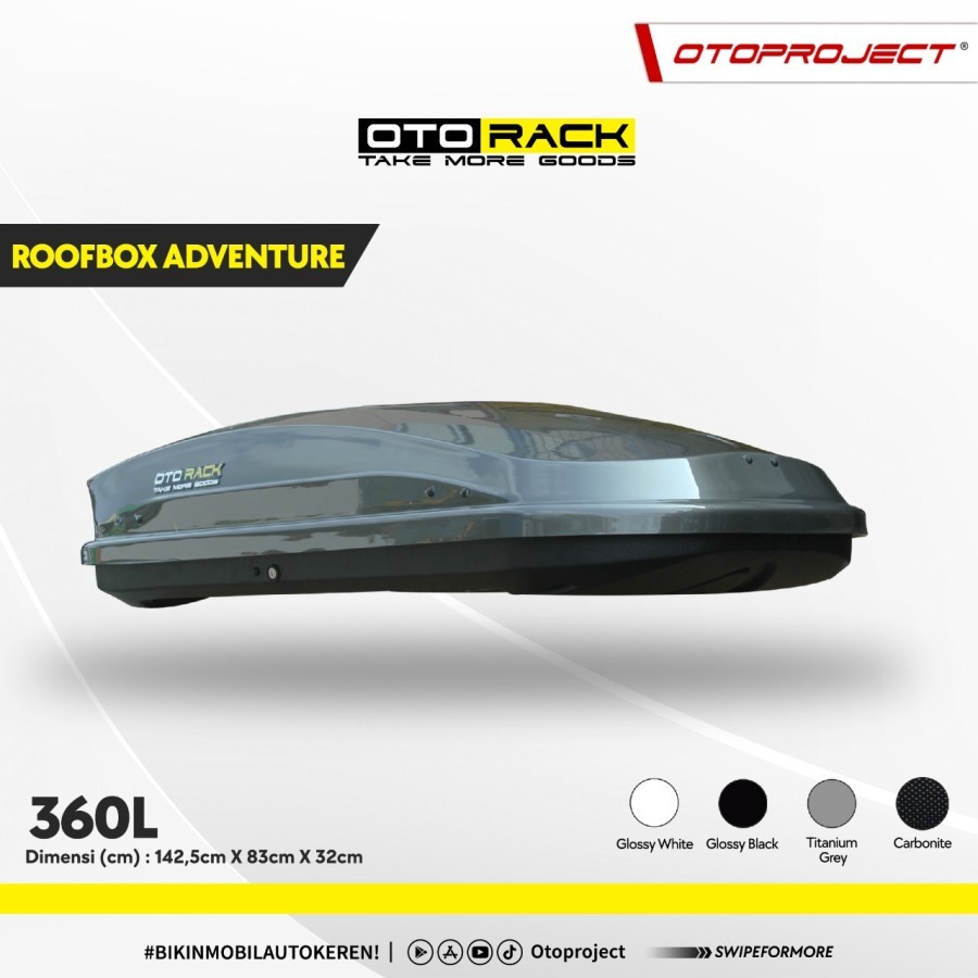 Paket Roof Box / Roofbox dan Crossbar Wuling AIR EV ADVENTURE, PRO