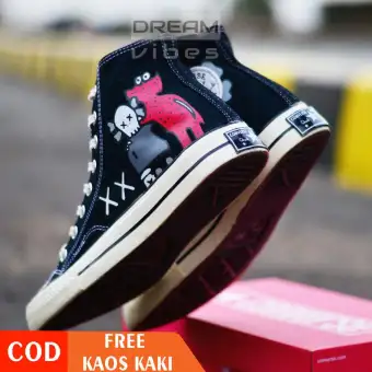 converse 70s kaws
