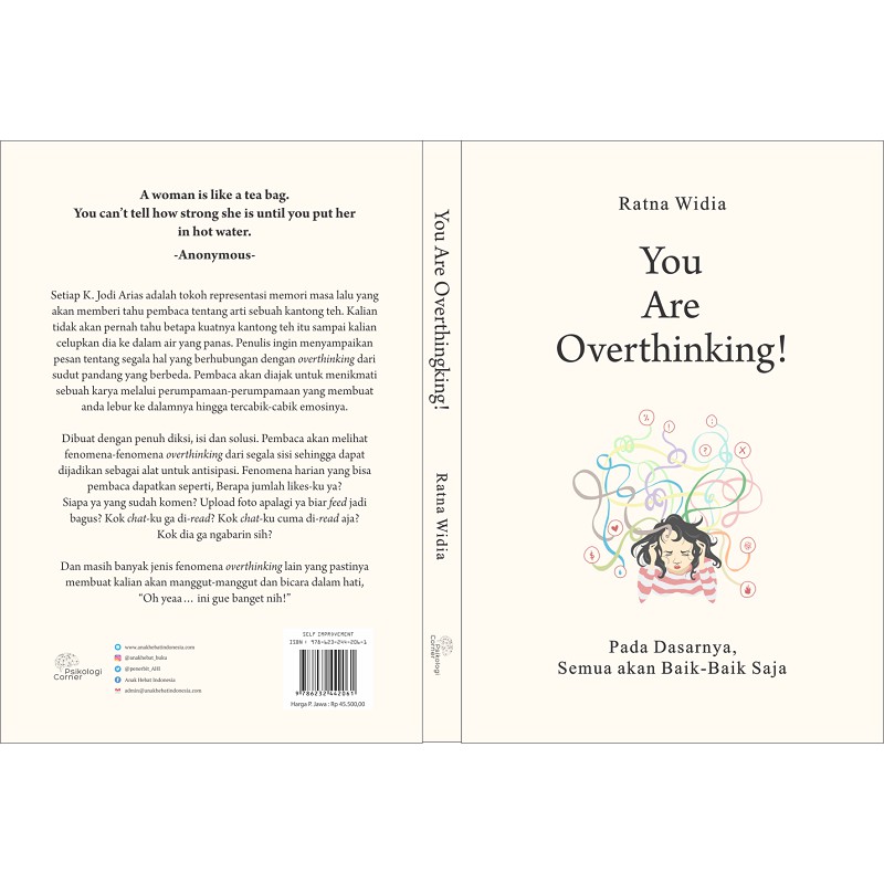 You Are Overthinking Pada Dasarnya Semua Akan Baik Baik Saja Lazada Indonesia