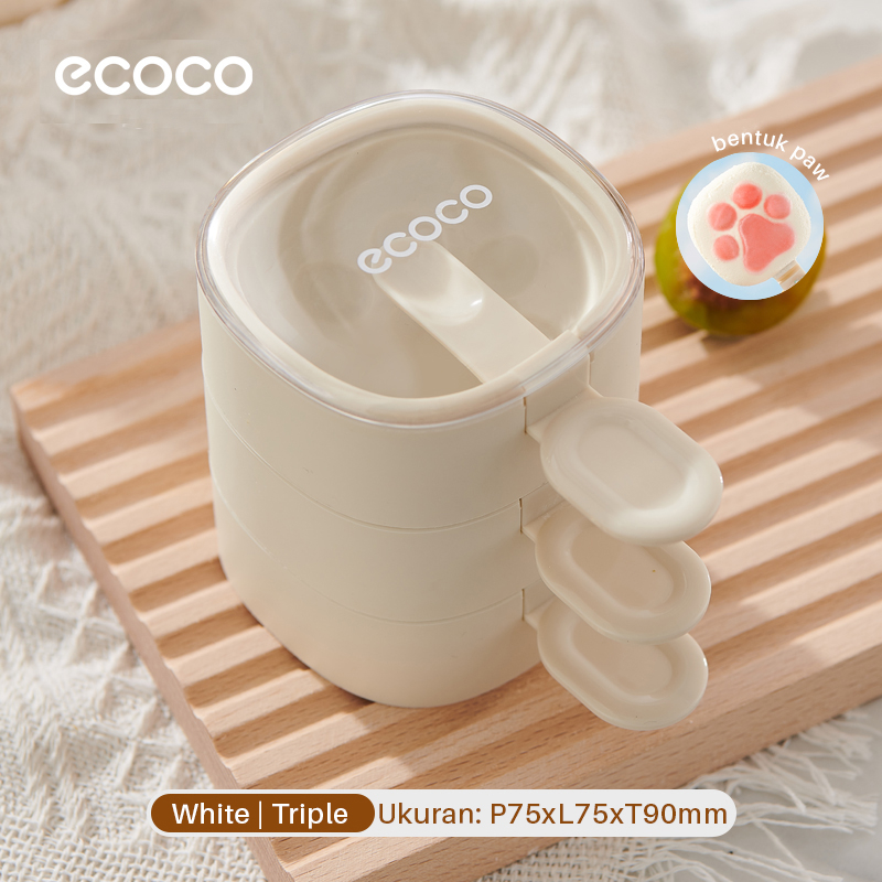 ECOCO Ice Cream Mold Paw White Cetakan Ice Cream popsicle cetakan es batu buah kulkas freezer