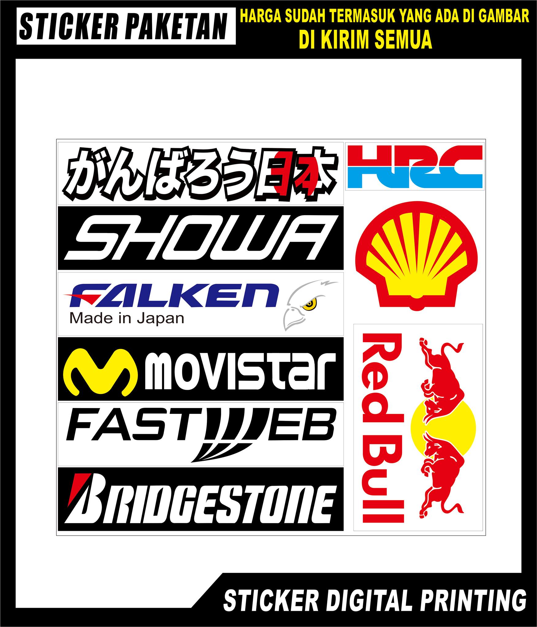 Jual Stiker Sponsor Racing Terbaru Lazada Co Id