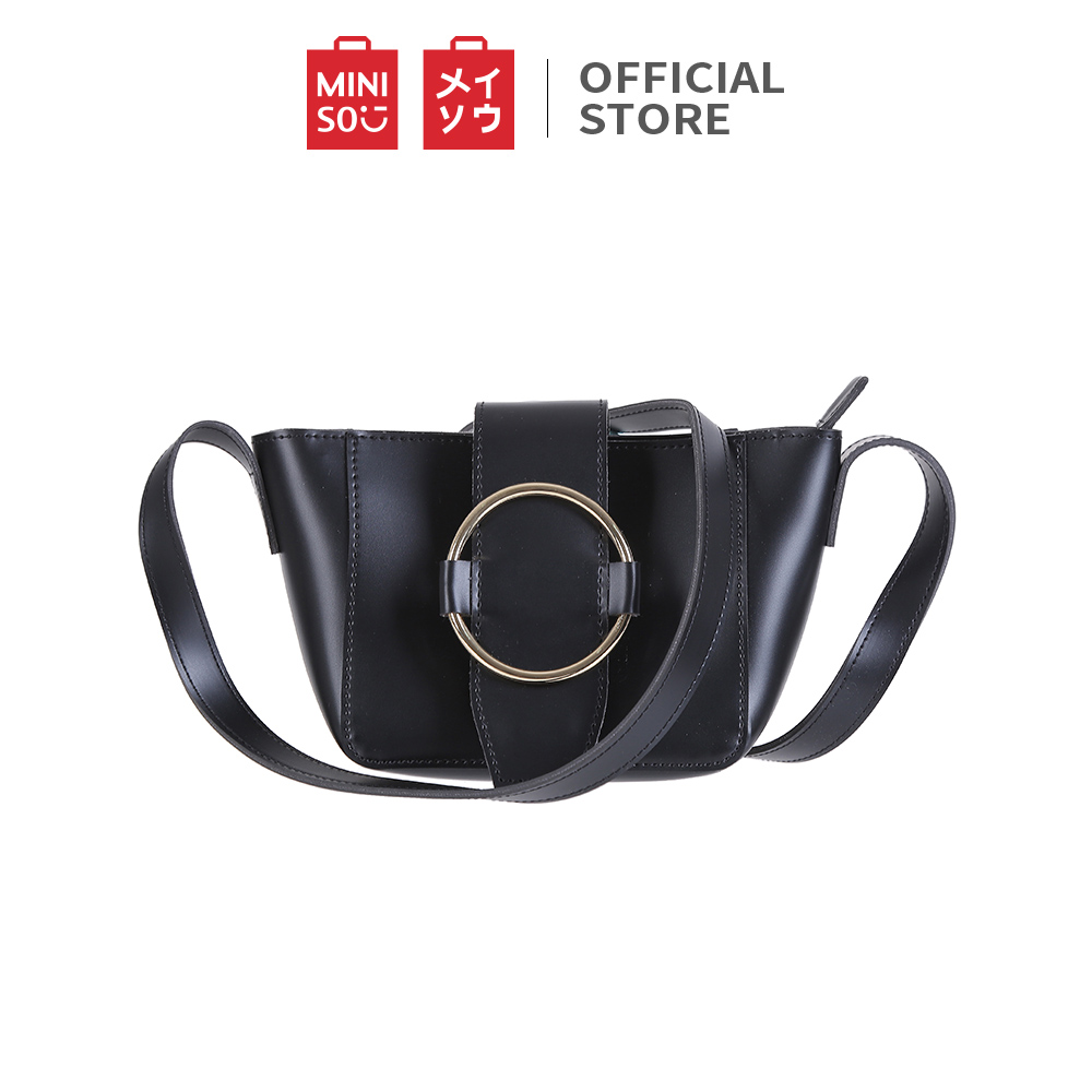 MINISO Tas Bahu Wanita Tas Selempang Crossbody Sling Bag Metal Fasion Simple Terbaru, Tas Selempang Wanita, Tas Bahu Wanita Tas Selempang Crossbody Sling Bag Metal Fasion Simple Terbaru